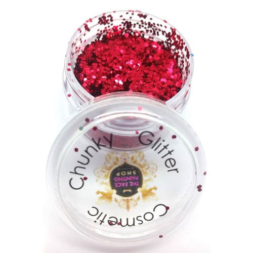 Chunky Glitter Red (Red)